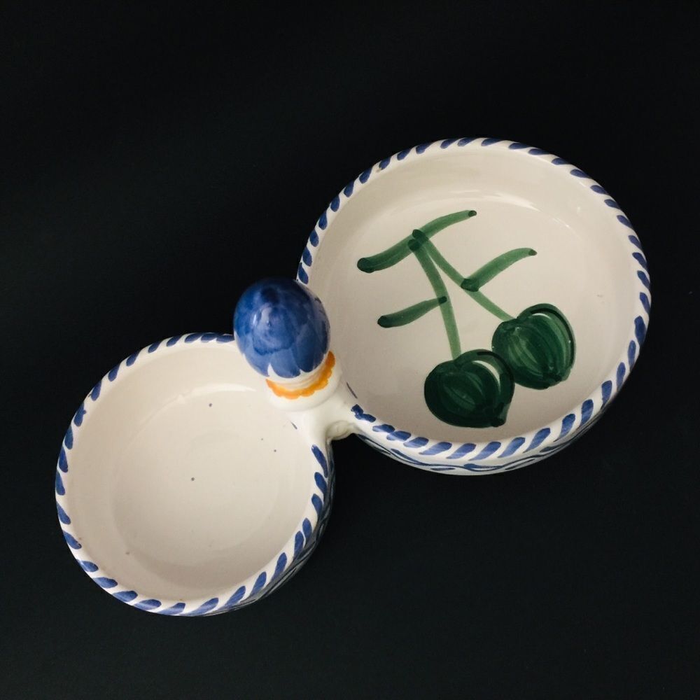 Spanish Olive Dish Handpainted from Spain Espana